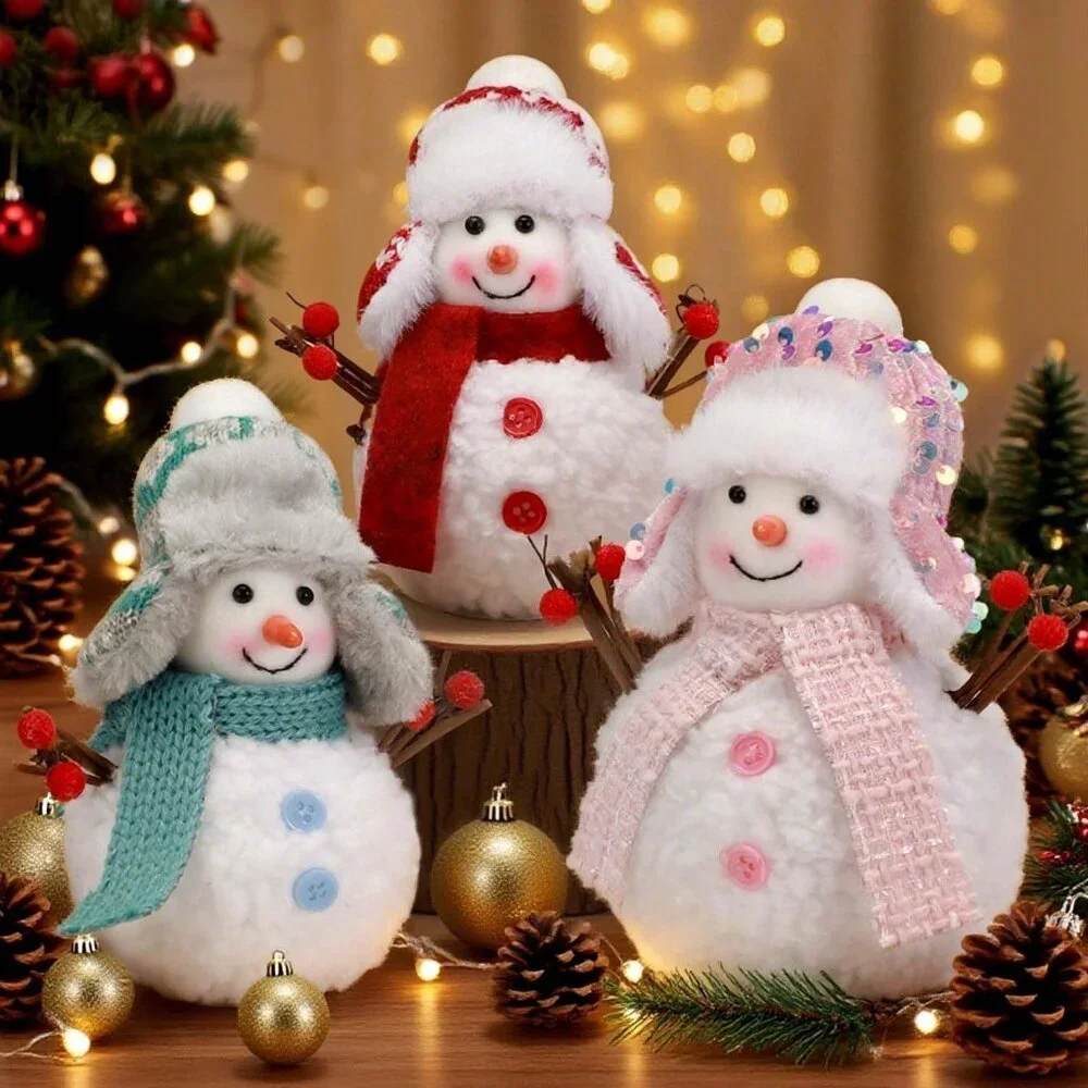 Set Of 3 Xmas Farmhouse Tiered Tray Tree Christmas Decor Collectible Figurines